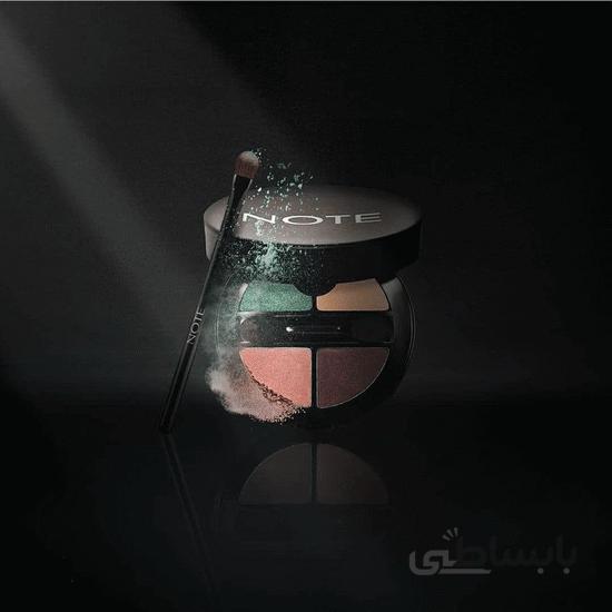 پالت سایه چشم چهار رنگ نوت NOTE LUMINOUS SILK QUATTRO EYESHADOW