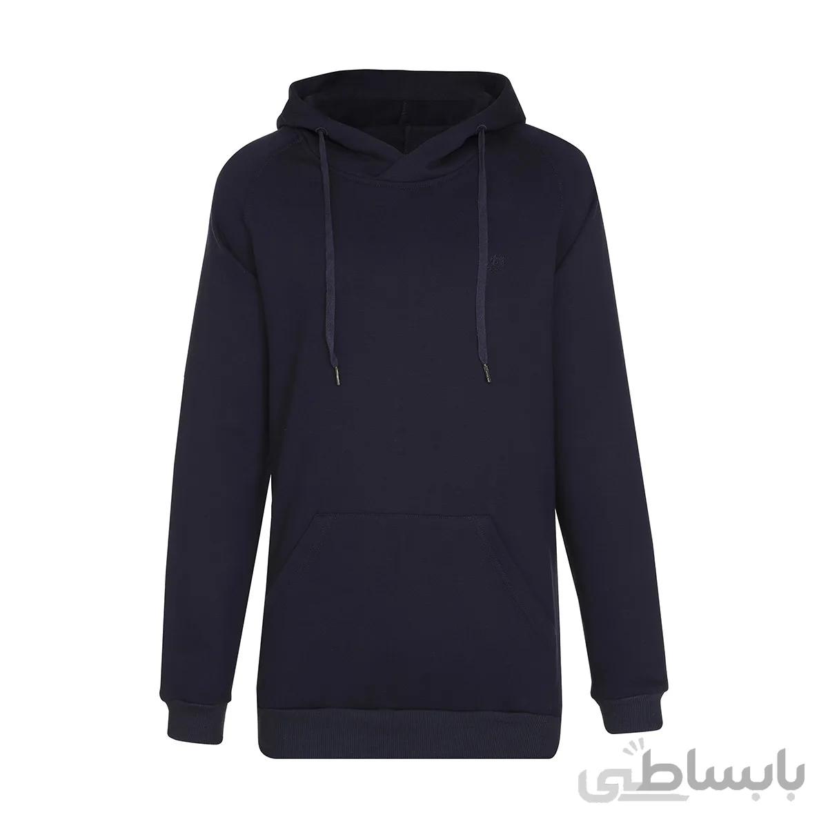 هودی کلاهدار آستین رگلان مردانه