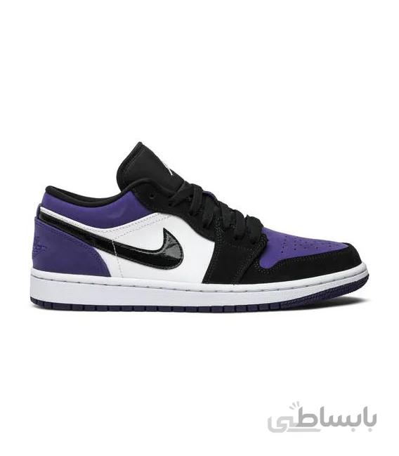 کتانی رانینگ نایک ایر جردن Air Jordan 1 Low Court Purple