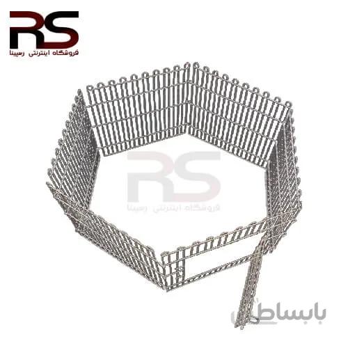 پارک محدود کننده 6 ضلعی مخصوص سگ رنگ آبی