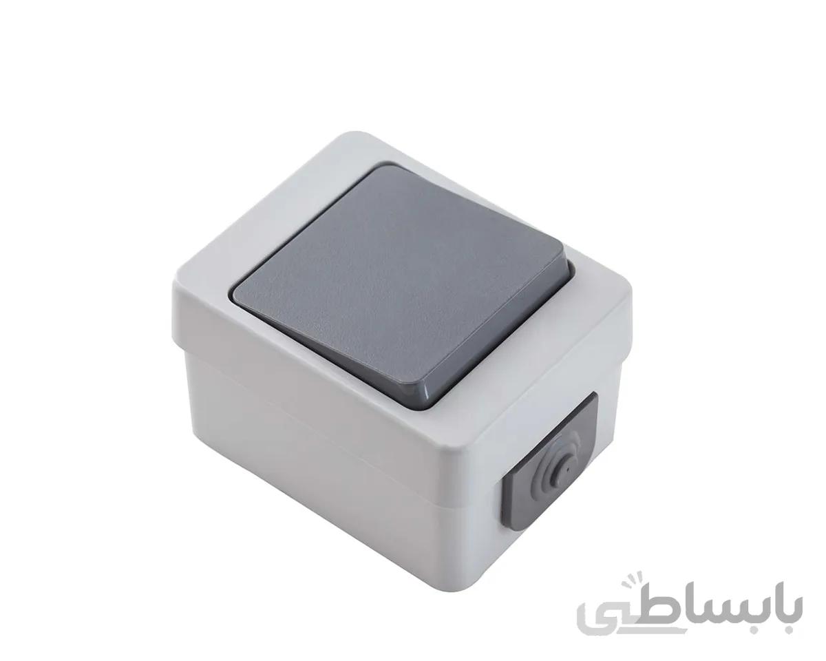کلید تک پل بارانی روکار برکه پارت الکتریک ا PART ELECTRIC