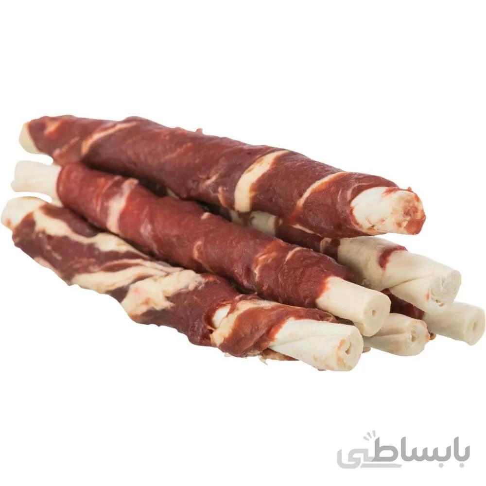 تشویقی سگ تریکسی مدل marbled chewing rolls وزن 100 گرم