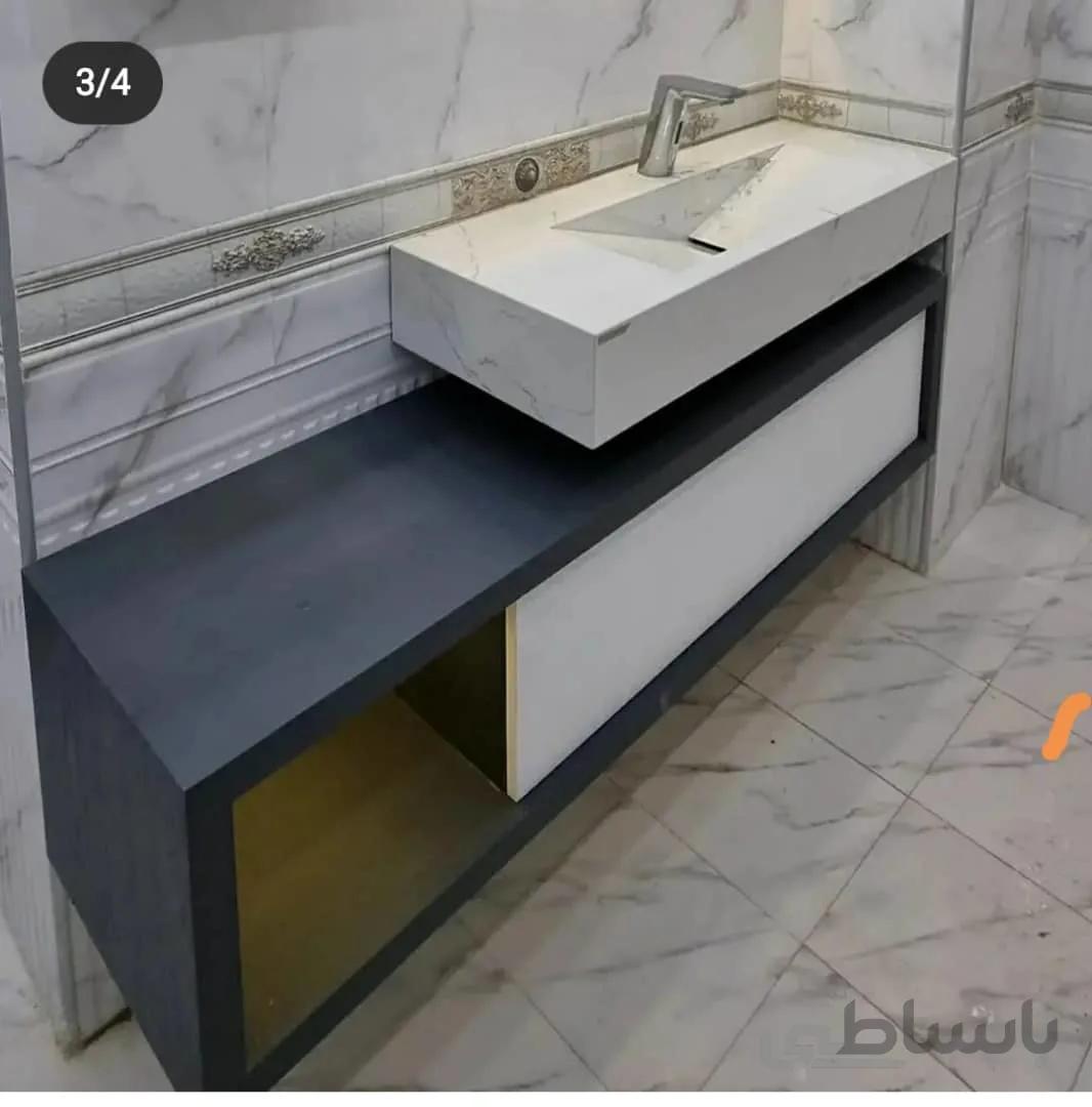 روشویی سرامیکی مدل سیکاس 120 سانتی متر ا روشویی سرامیکی مدل سیکاس 120 سانتی متر