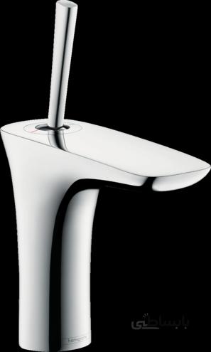 شیر روشویی پایه کوتاه هانس گروهه مدل Puravida کد KH1053 ا Hansgrohe Puravida Single lever basin mixer 110 with push-open waste set