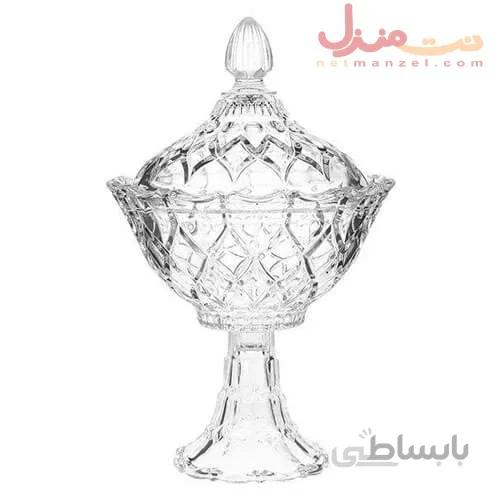 شکلات خوری پایه دار کریستال نوری تازه سری پاریس