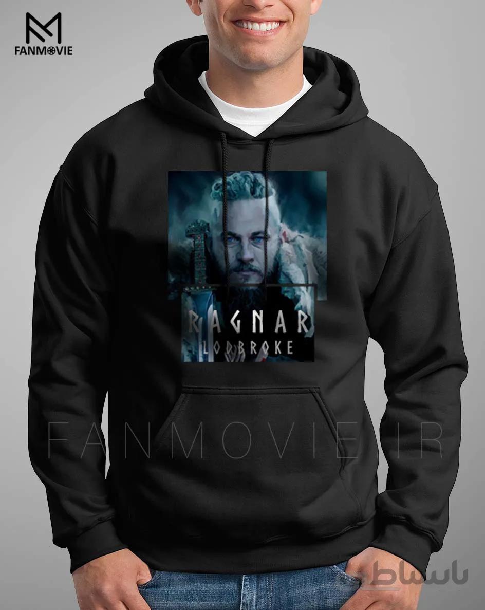 هودی وایکینگز طرح Ragnar Lodbroke (نخ پنبه)