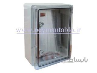 تابلو پلاستیکی (ABS) درب شفاف (17*40*30) با IP65 دانوب باکس ا تابلو پلاستیکی (ABS) درب شفاف و بدنه مات (17*40*30) با IP65 دانوب باکس عرض 30، ارتفاع 40، عمق 17