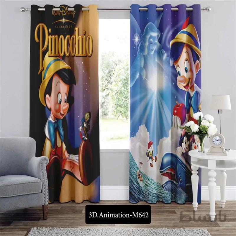 پرده پانچی کد 3d-animation-M642 طرح انیمیشن پینوکیو