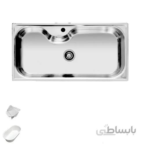 سینک اخوان مدل 44 ا sink akhavan model 44