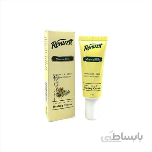 کرم ترمیم کننده پوست رینوزیت مدل Mimosa حجم 25 میلی لیتر ا Renozit Mimosa Recovery Skincare 25 ml