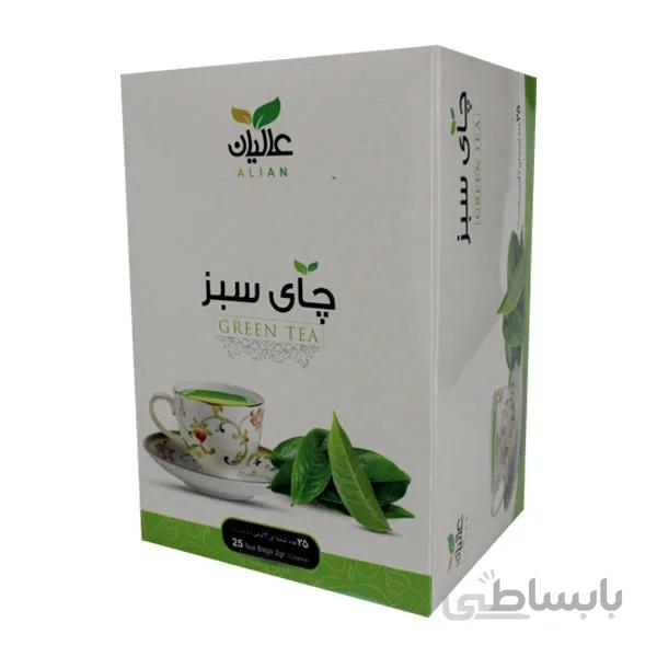 دمنوش تک گیاه چای سبز عالیان سبز