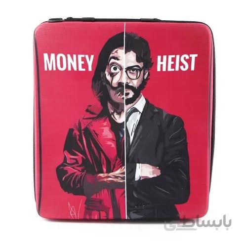 کیف حمل ضد ضربه مخصوص پلی استیشن 4 طرح Money Heist