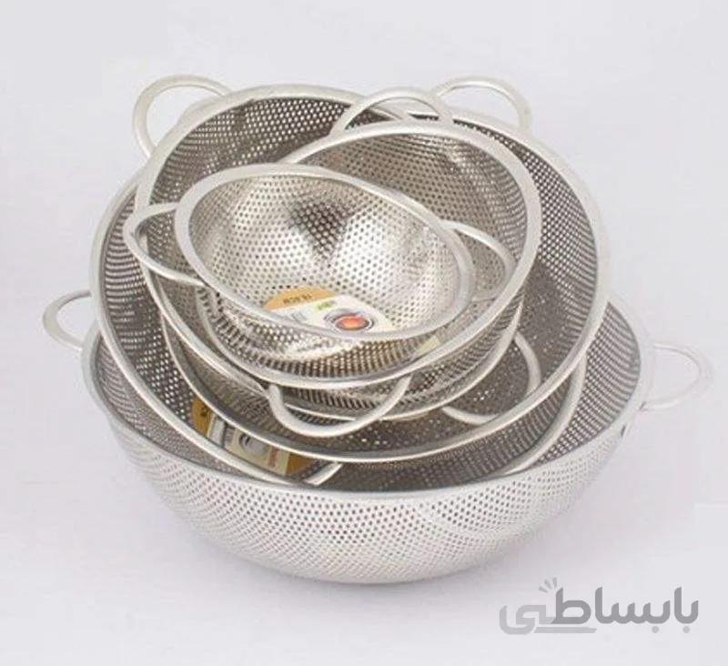 آبکش 6 پارچه استیل یونیک unique مدل STR-106