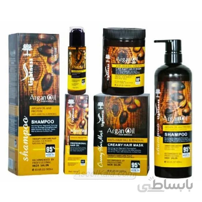 پک مراقبت مو آرگان لایتنس Lightness حاوی روغن آرگان