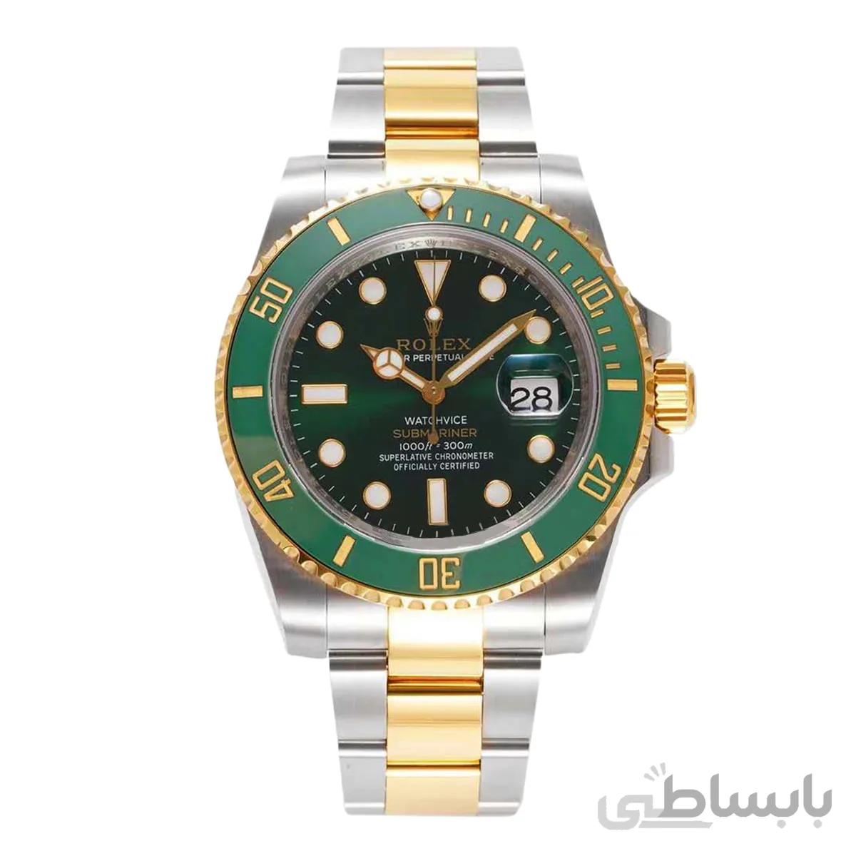 ساعت رولکس ساب مارینر سبز Rolex Submariner ggs