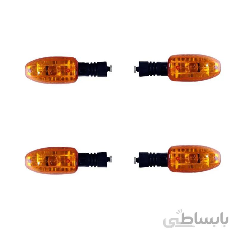 چراغ راهنما موتور سیکلت مدل پالس Y01 بسته 4 عددی