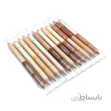 کانتور کانسیلر مدادی دو طرفه بارین بیوتی Double-sided contour concealer by Barin Beauty brain beauty