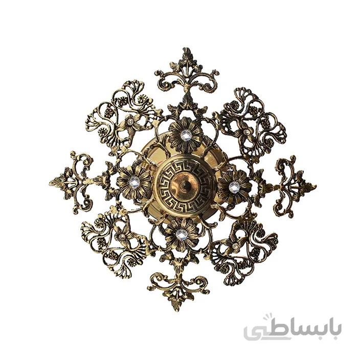 لوستر سقفی چشمه نور ۳ شعله کد C2542/3B برنز