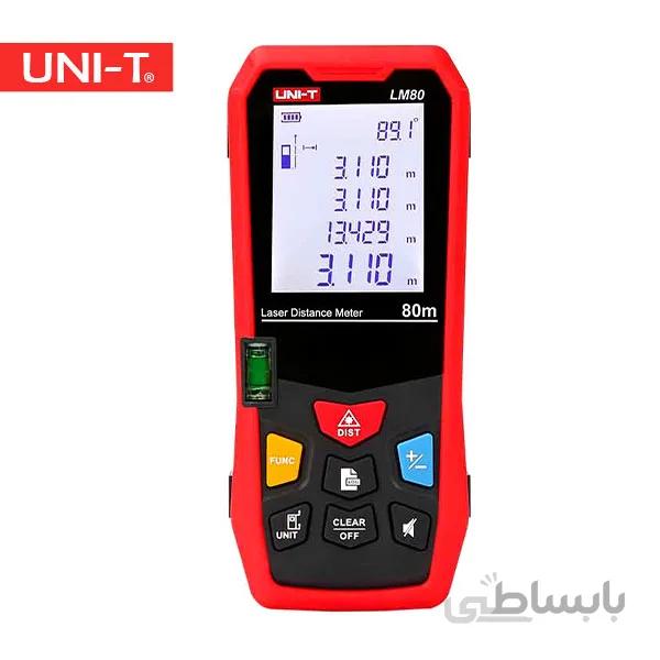 متر لیرزی مدل LM80 برند یونیتی ا LM80 Laser Distance Meter
