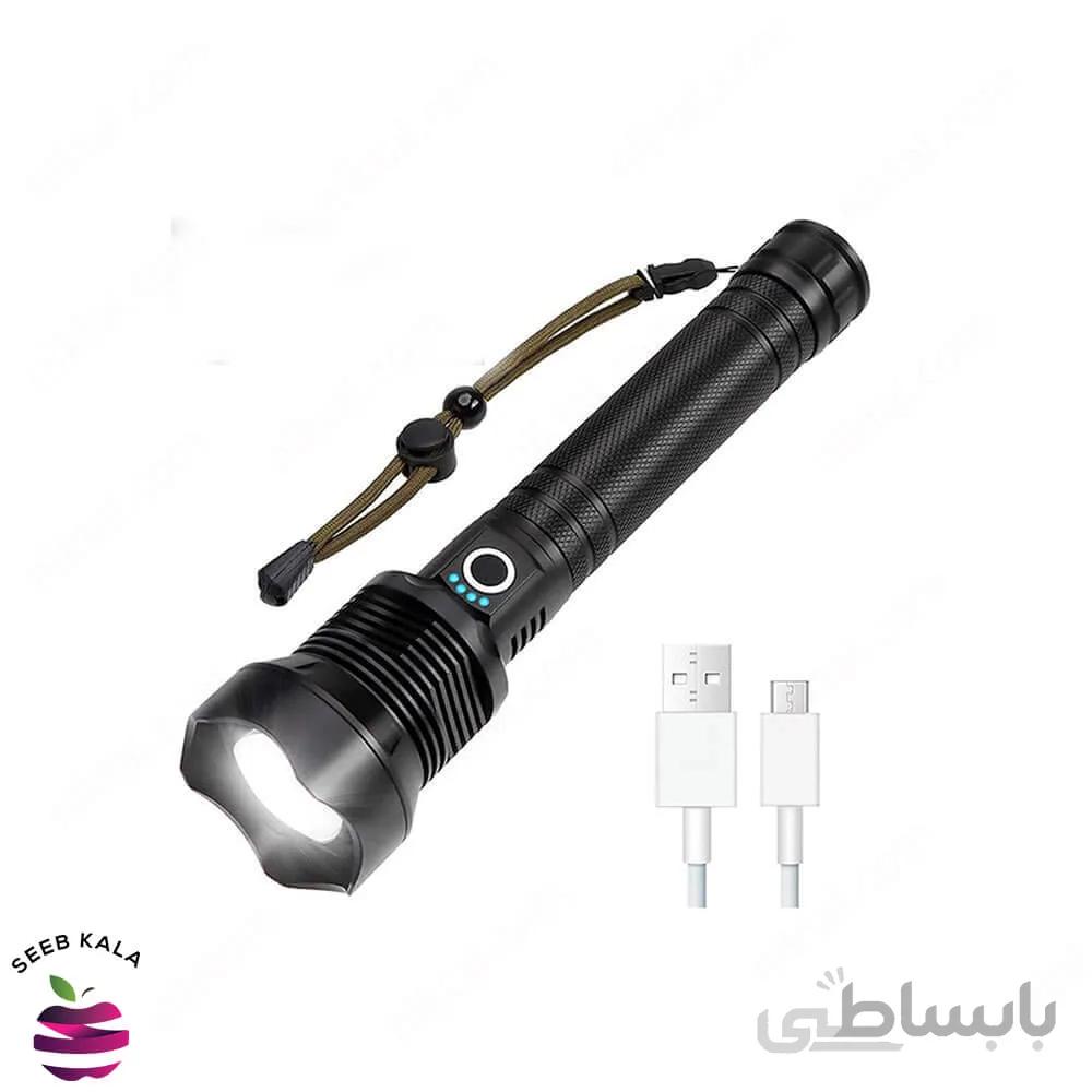 چراغ قوه تاکتیکی قابل شارژ X92