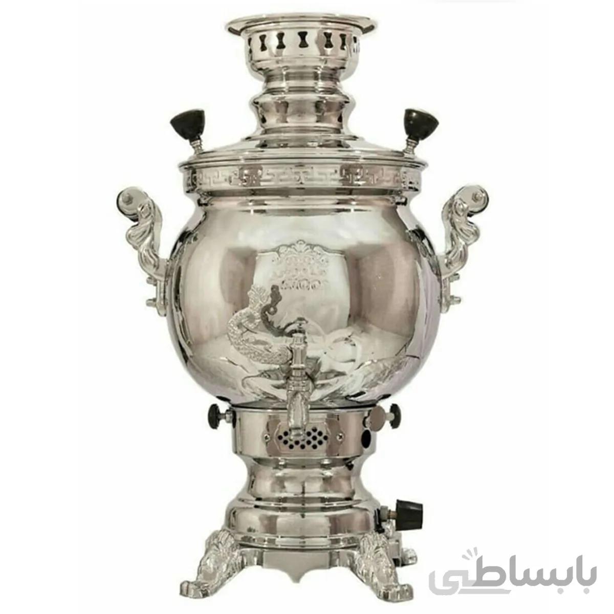 سماور ذغالی طاووس مدل روسی 117 ا Tavoos 117 Coal Samovar