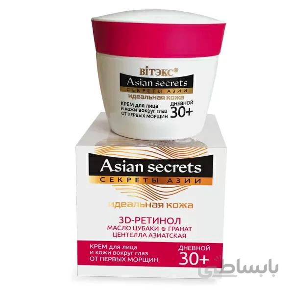 کرم روز اسرار اسیایی برای صورت و دور چشم مناسب +30 سال