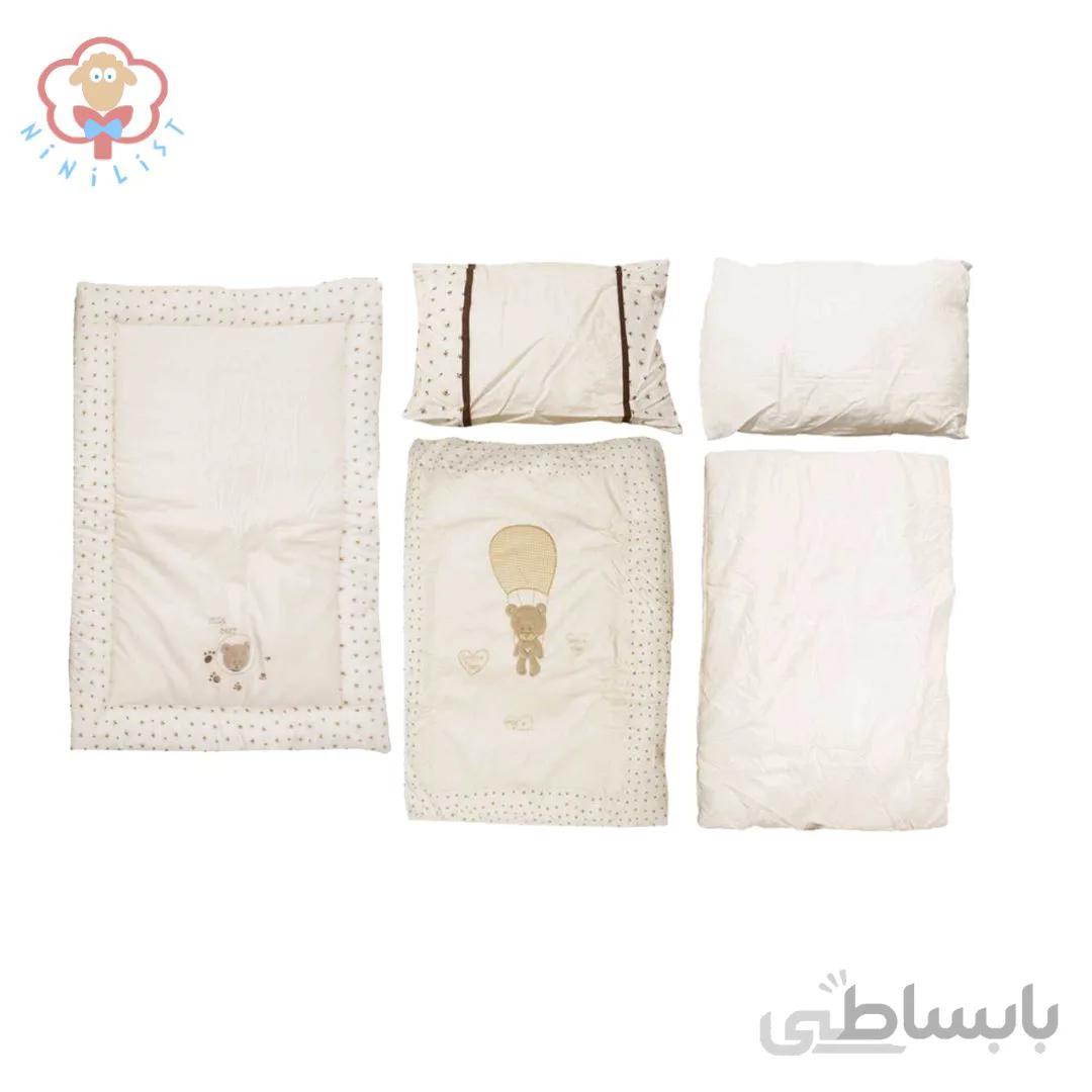 ست خواب 5 تکه کیدبو Kidboo Cute Bear Beige