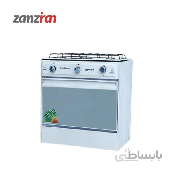 اجاق گاز طرح فر گوهر آسایش 3 شعله