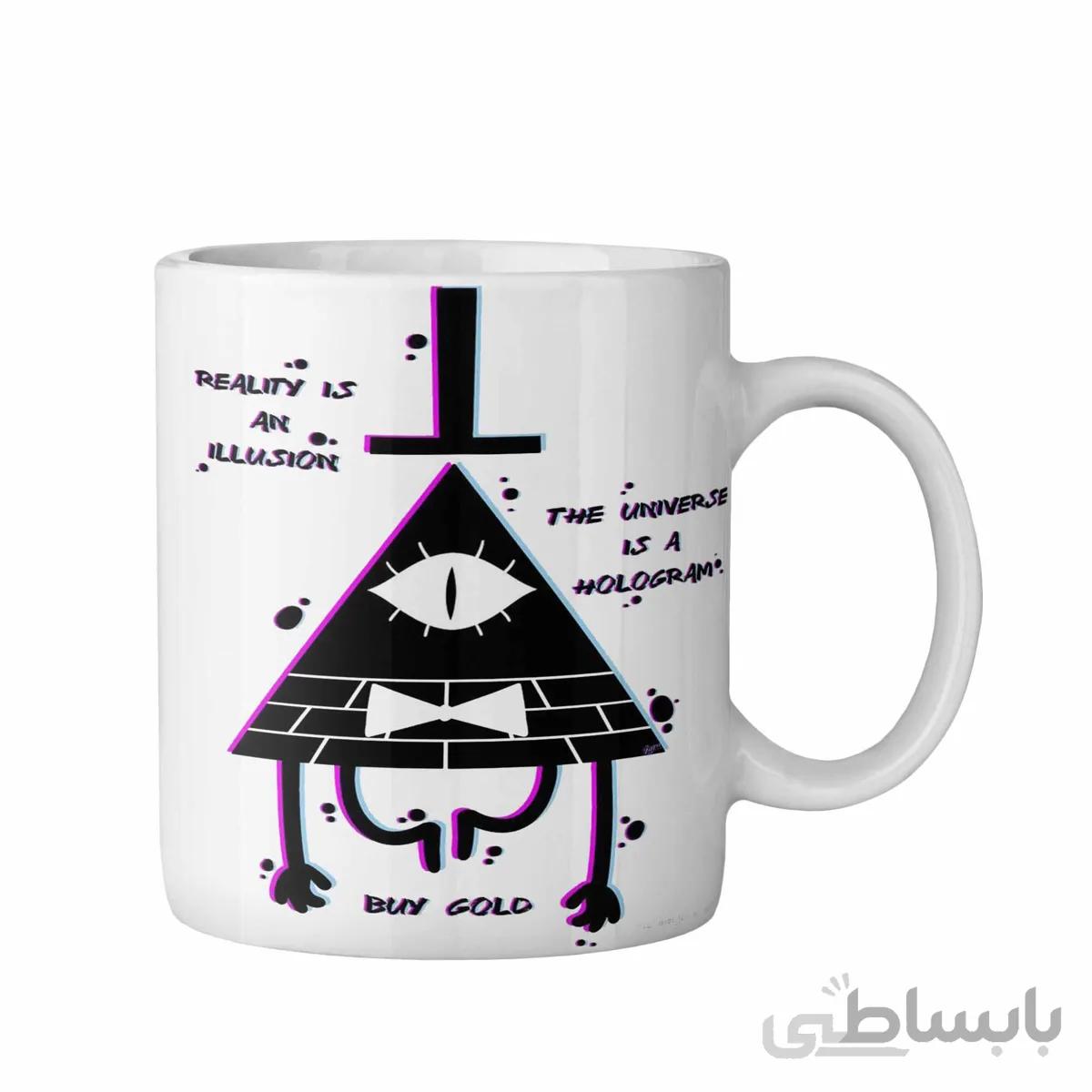 ماگ طرح انیمیشن ابشار جاذبه gravity falls