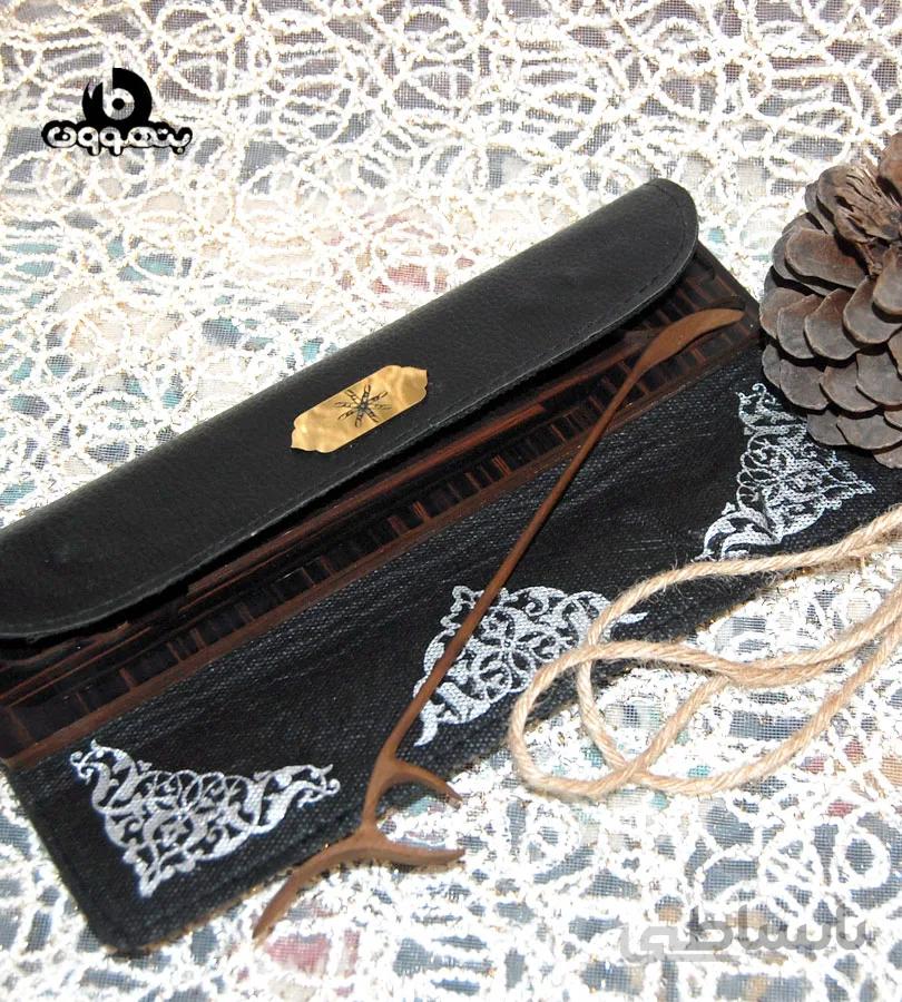 جعبه مضراب چرمی سنتور رهاوی