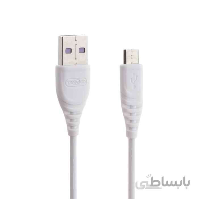 کابل USB به MICRO USB ترانیو مدل X1 کابل شارژر میکرو طول 1 متر Micro Cable Tranyoo X1 1m