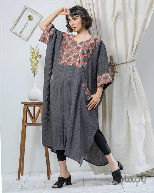 مانتو زنانه وال باتیک هندی کد 102