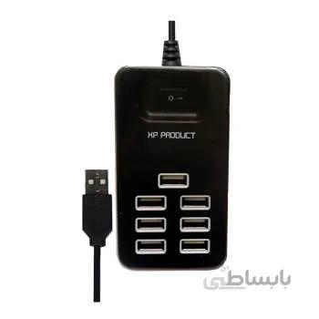 هاب یو اس بی ۷ پورت USB2.0 ایکس پی پروداکت مدل H810D