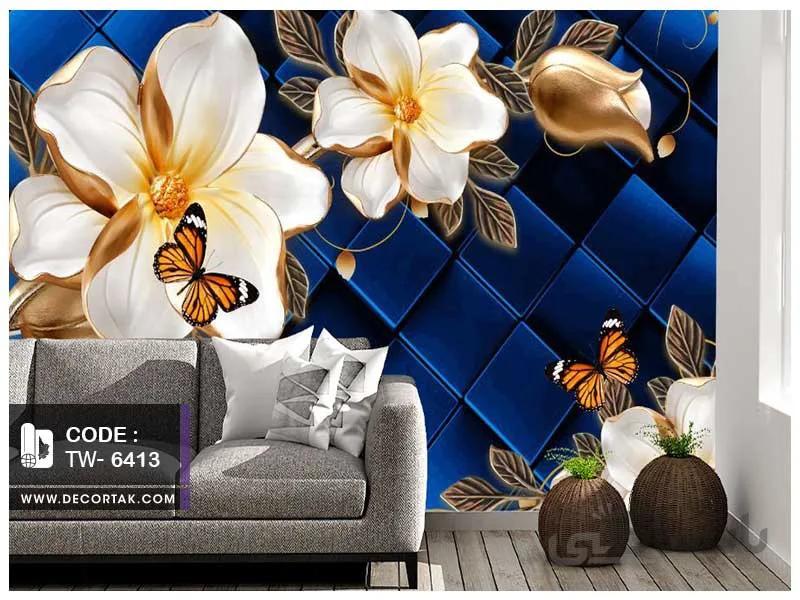 پوستر دیواری پشت تلویزیون کد TW-6413