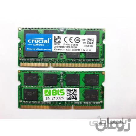 رم 8 گیگ DDR3-1333