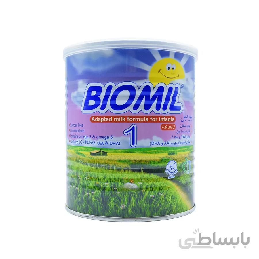 شیر خشک بیومیل 1 فاسکا 400 گرم