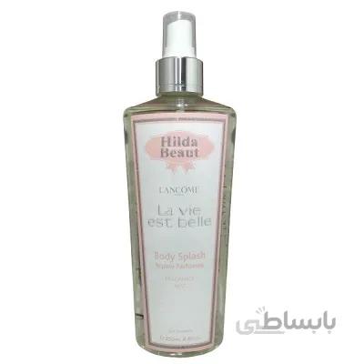 بادی اسپلش زنانه هیلدا بیوت مدل LA VIE EST BELLE LANCOME حجم 250 میل