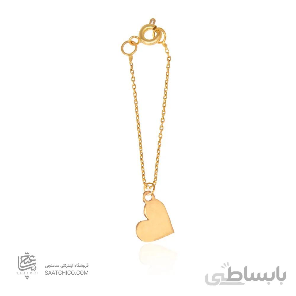 آویز ساعت طلا زنانه طرح قلب ولنتاین کد WP342