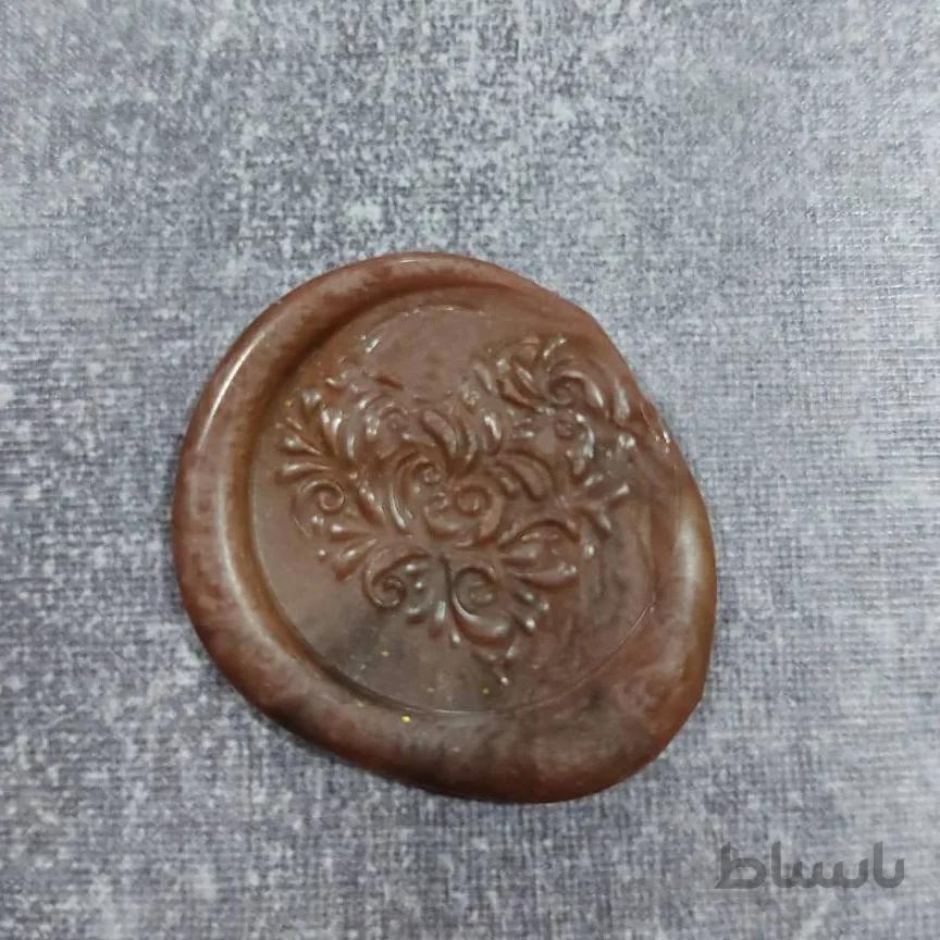 مهر و موم آماده قلبی رز گلد ( تکی)