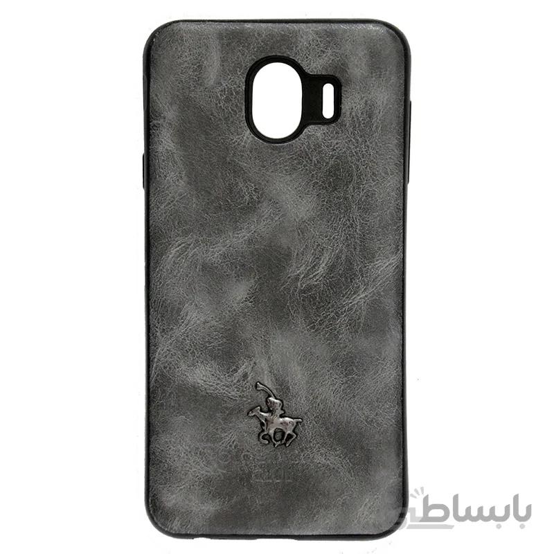 قاب چرمی Polo سامسونگ J4 خاکستری