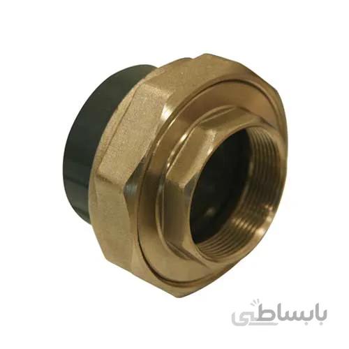 مهره ماسوره یکسر دنده برنجی