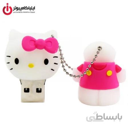فلش مموری عروسکی کینگ فست مدل KI-19 طرح Hello Kitty ظرفیت 32 گیگابایت