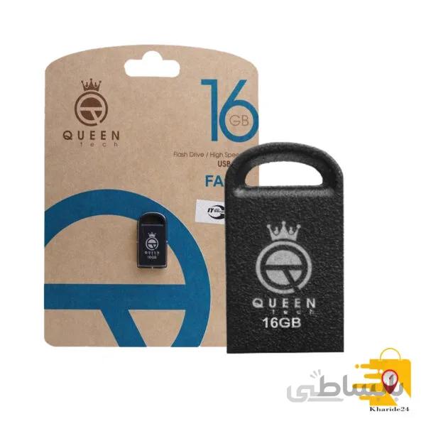 فلش مموری کوئین تک مدل FACT ظرفیت 16 گیگابایت ا Queen tech Fact Flash Memory 16GB