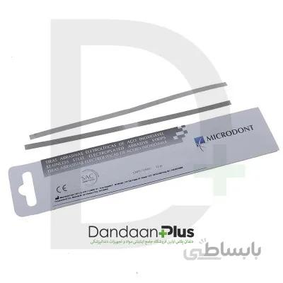 نوار پرداخت استیل Microdont- Stainless Steel Abrasive Strip