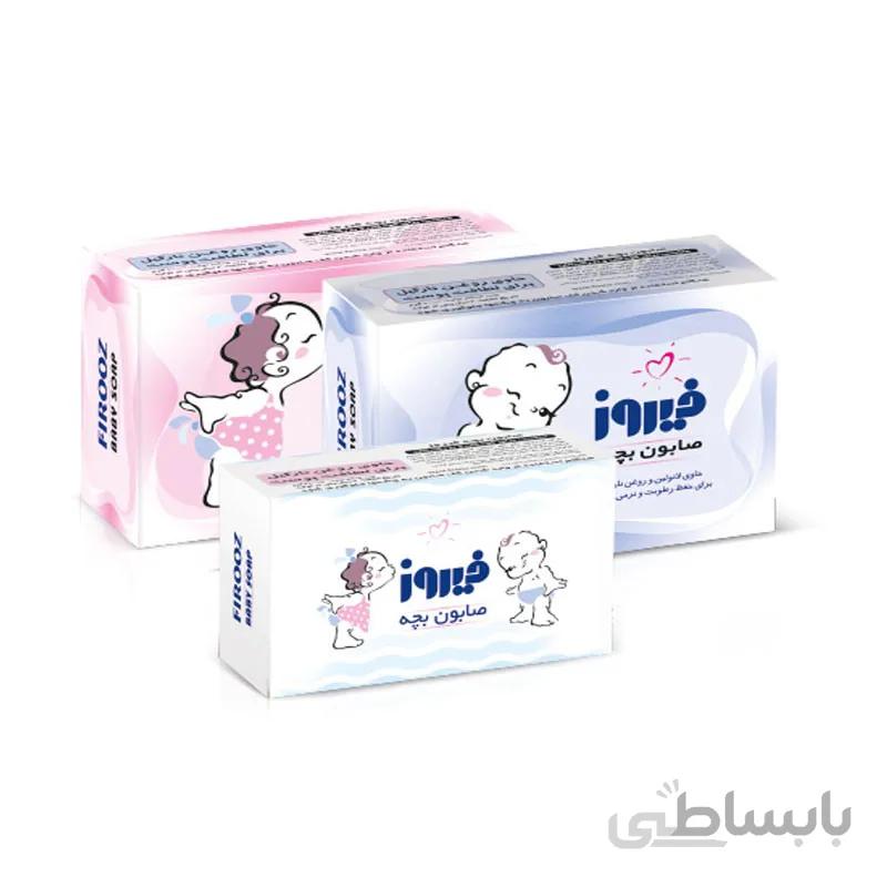 صابون بچه نارگیل فیروز مقدار 75 گرم