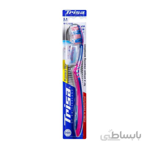 مسواک تریزا مدل Flexible Head با برس متوسط همراه درپوش