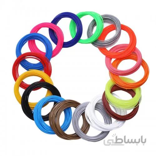 فیلامنت قلم 3 بعدی دارای جنس ABS و قطر 1.75mm