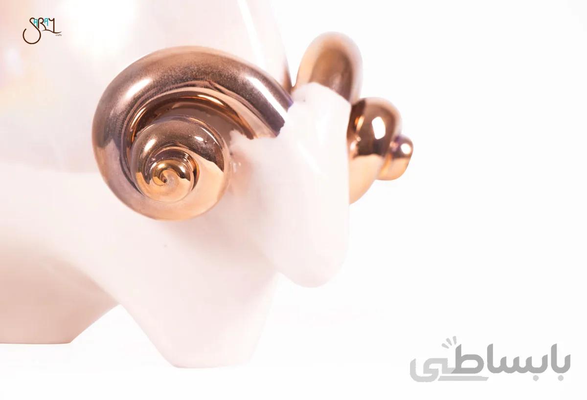 مجسمه سرامیکی بز کوهی احیا مدل 0404