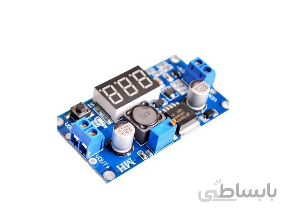 ماژول مبدل DC-DC LM2596 کاهنده خروجی به همراه نمایشگر