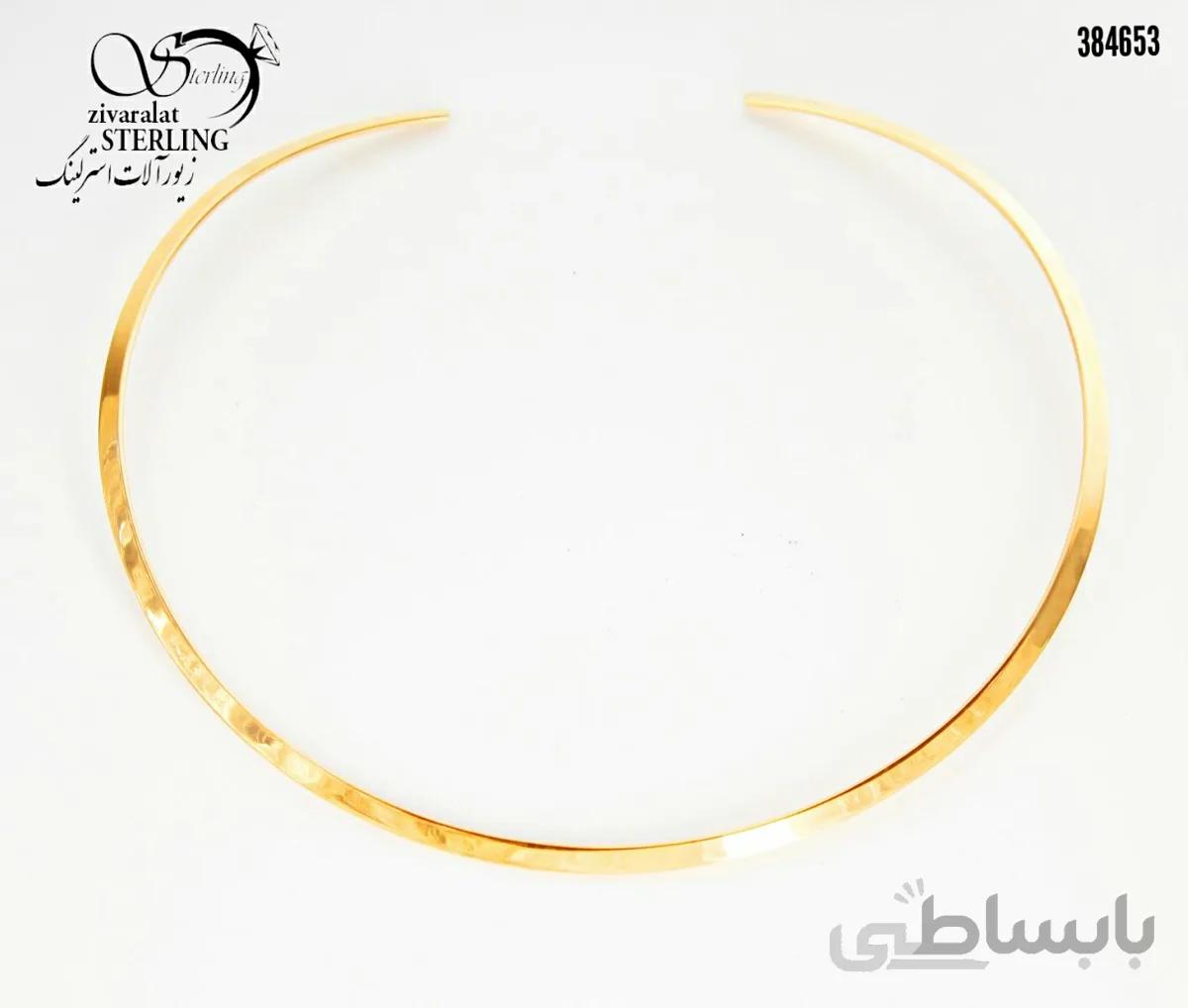 طوق زنانه برند Xuping موج دار ساده کد: 2962